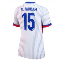 Maglie da calcio Francia Marcus Thuram #15 Seconda Maglia Femminile Europei 2024 Manica Corta